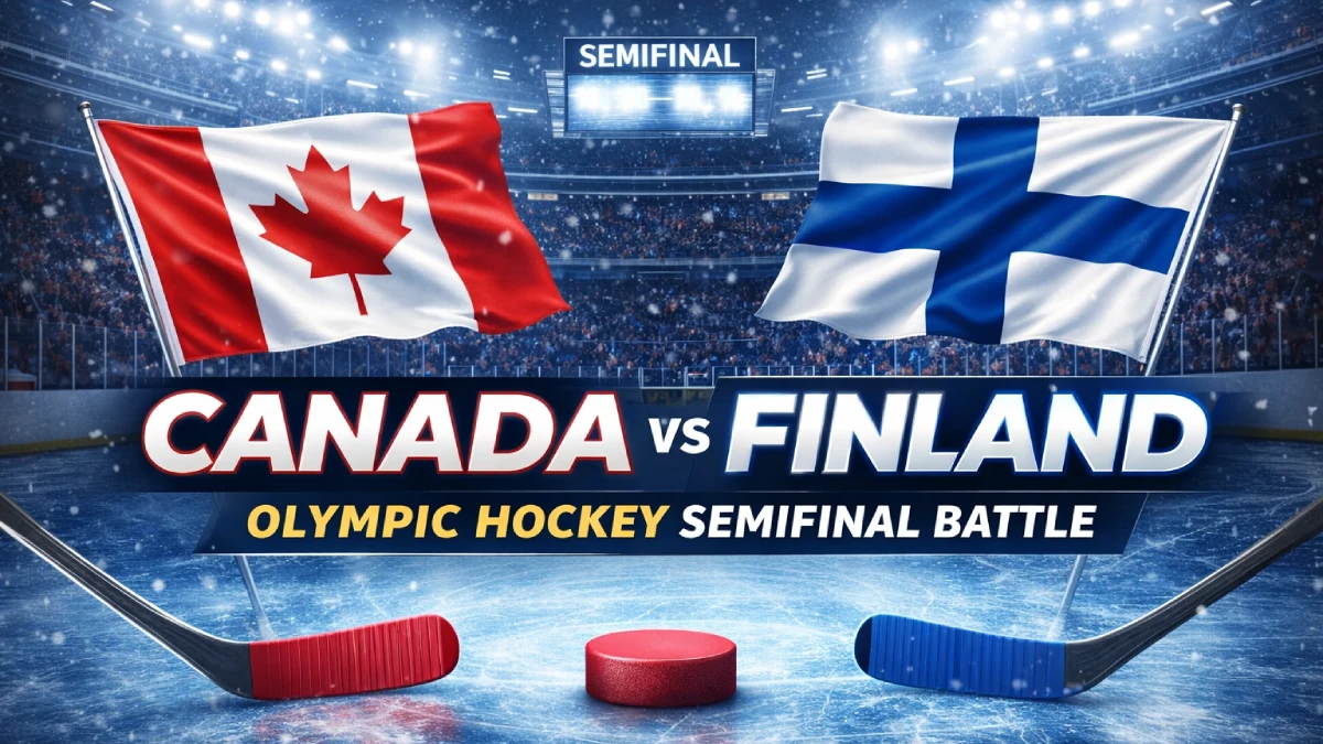Canada vs Finland Olympic Hockey
