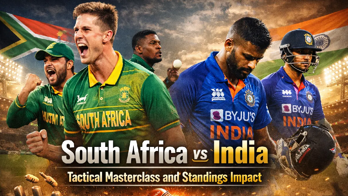 South Africa vs India: Tactical Masterclass and Standings Impact