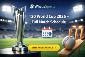T20 World Cup 2026 – Full Match Schedule