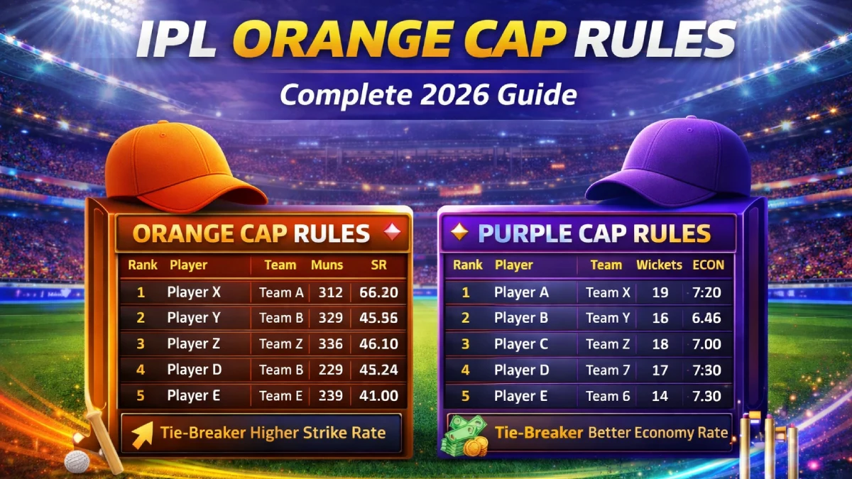 IPL Orange Cap Rules