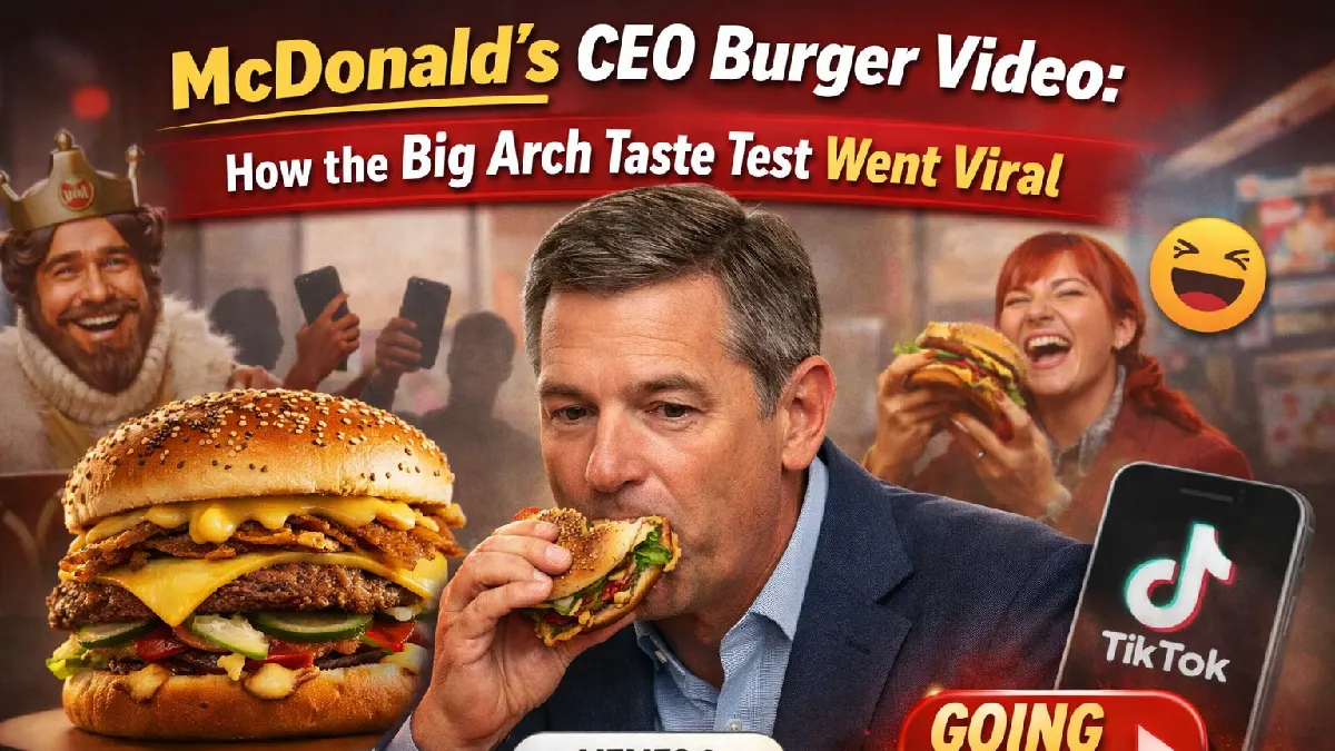 McDonald’s CEO Burger Video: Big Arch Goes Viral
